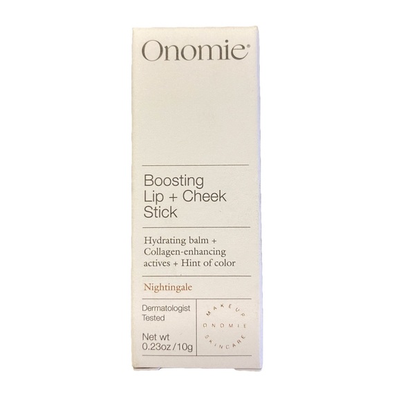 (BA1) ONOMIE Boosting Lip + Cheek Hydrating & Collagen Stick in Nightingale, 10g - Picture 2 of 10